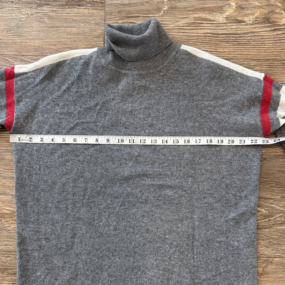 Velvet by Graham & Spencer Bonnie Stripe Cashmere Sweater Women's Size Large - Picture 13 of 15